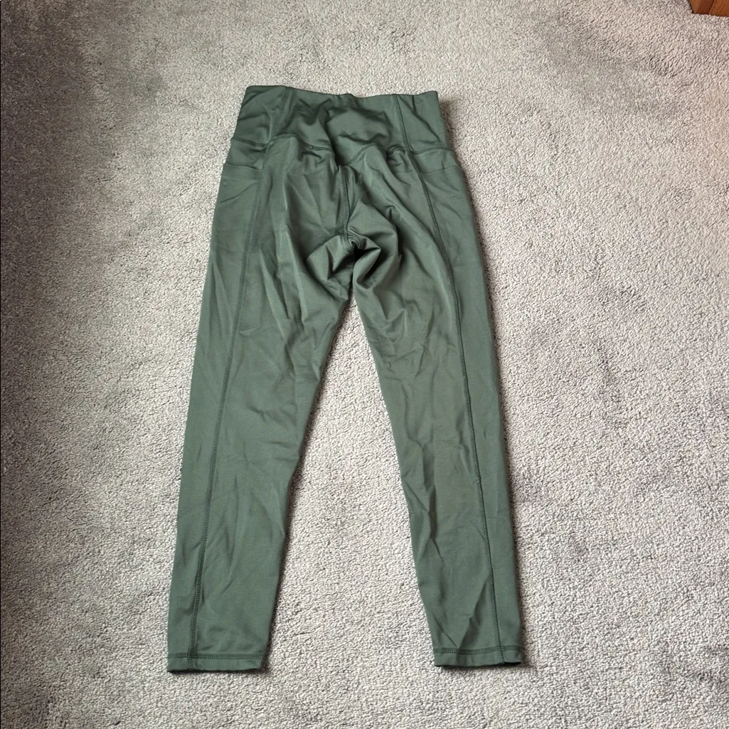 Ebb & Flow  Green Leggings SIZE M - Image 5