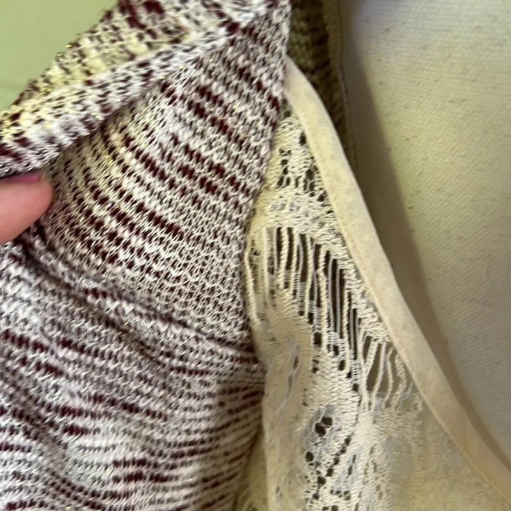 A’Reve Open Lace Back Sweater - Image 5