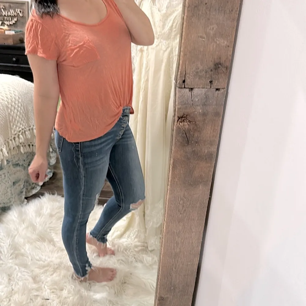 Active USA Orange Short Sleeve Women's Tee size large - Image 4