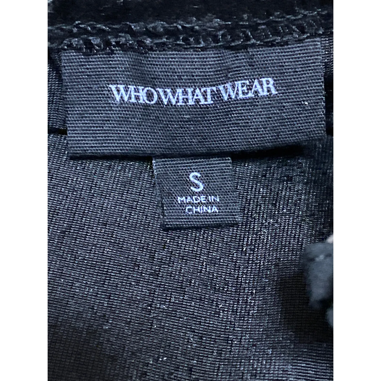 WhoWhatWear Black Velvet Velour Lace Sleeveless Cami Camisole Tank Top Size S - Image 3