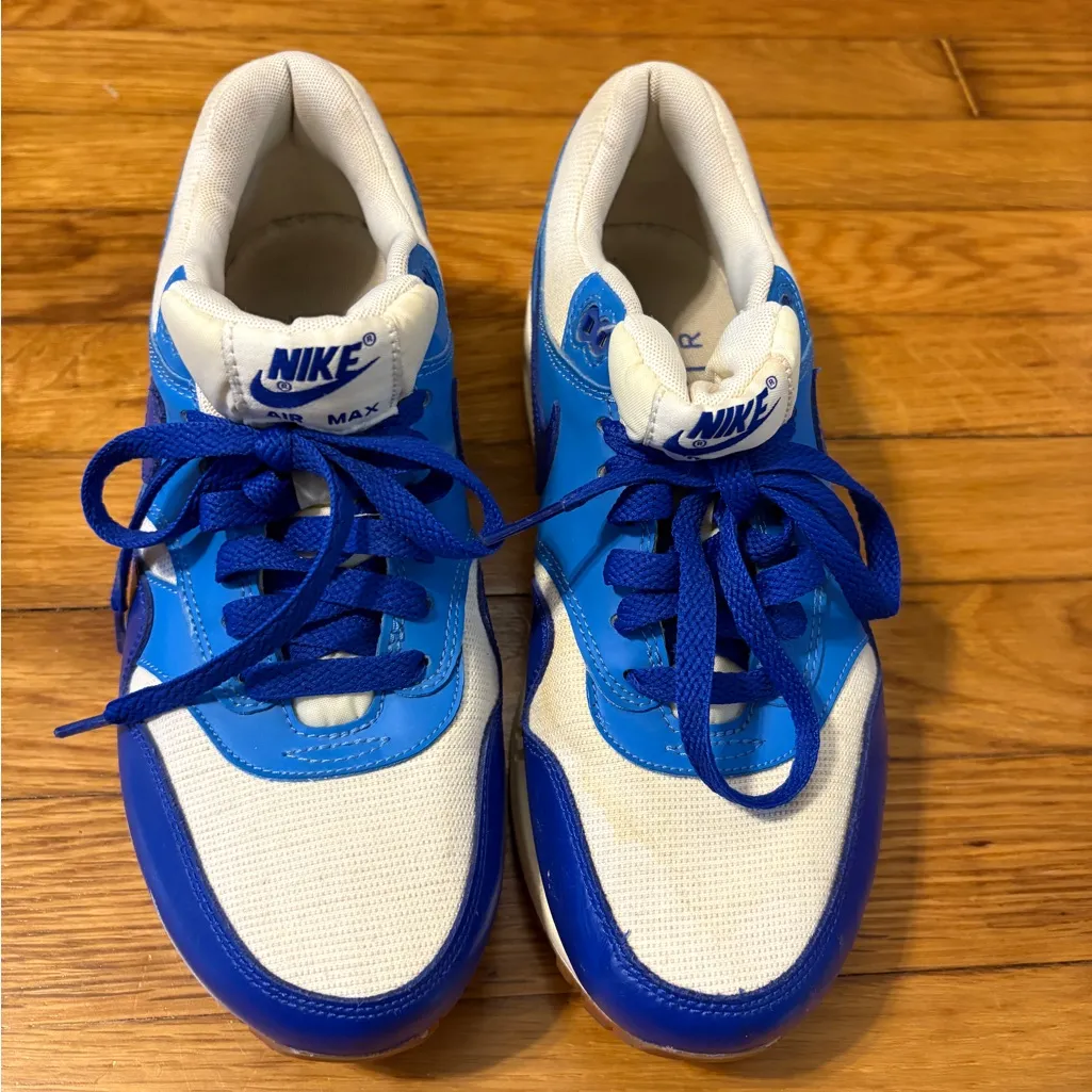 Nike Air Max 1 VTG Sneakers 7.5 Women Retro Cushion Athleisure Walking 555284 - Image 2