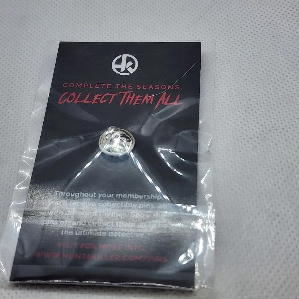 NWT Hunt A Killer Collectible Enamel Pin Black - Image 3