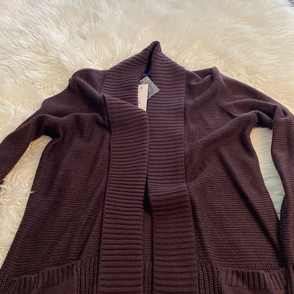 Apt. 9  Cardigan Sweater V-Neck Knit size L brand new length 32” bust 36” - Image 10