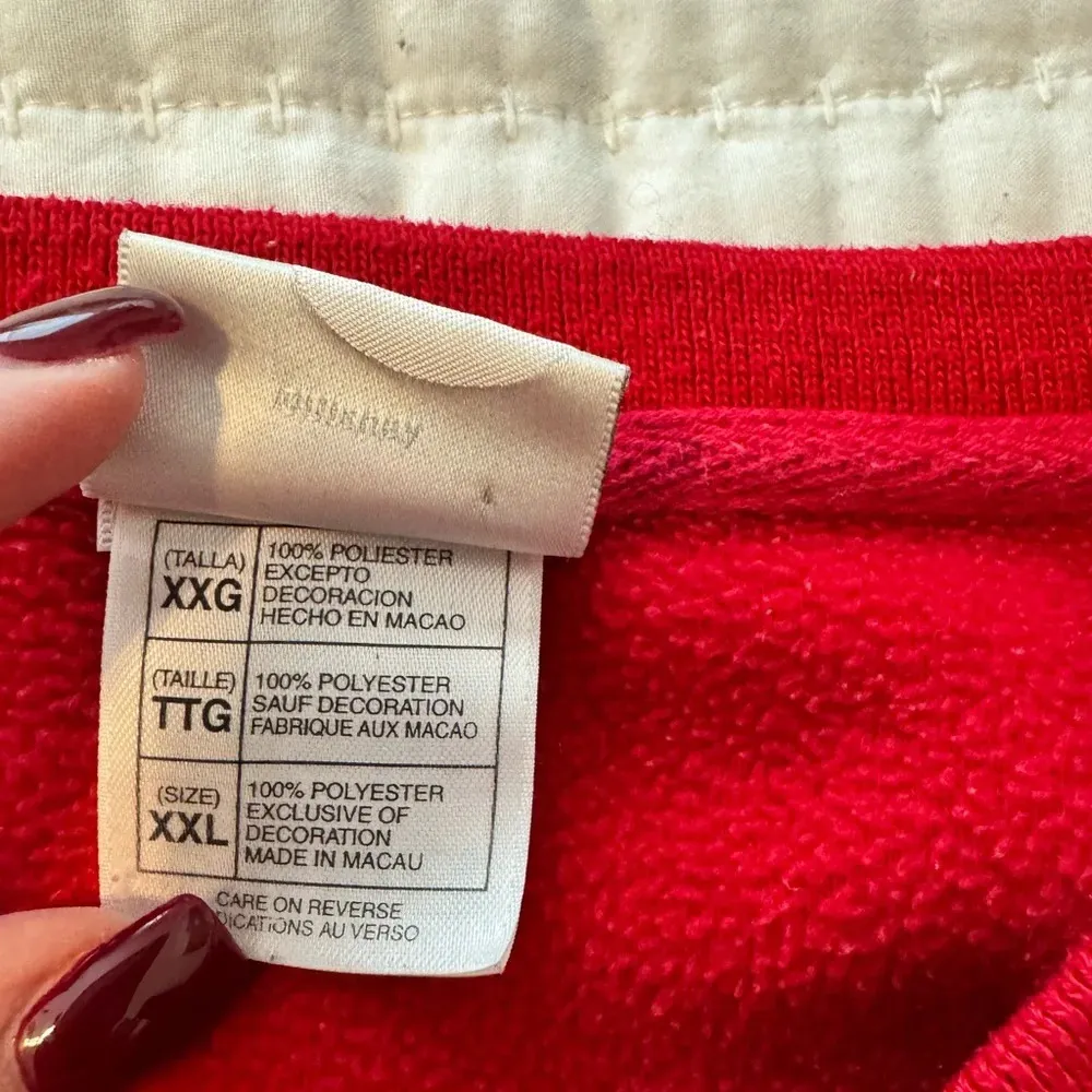 VTG 90s Disney Store Fleece Sweatshirt Mickey #28 Size XXL - Image 6