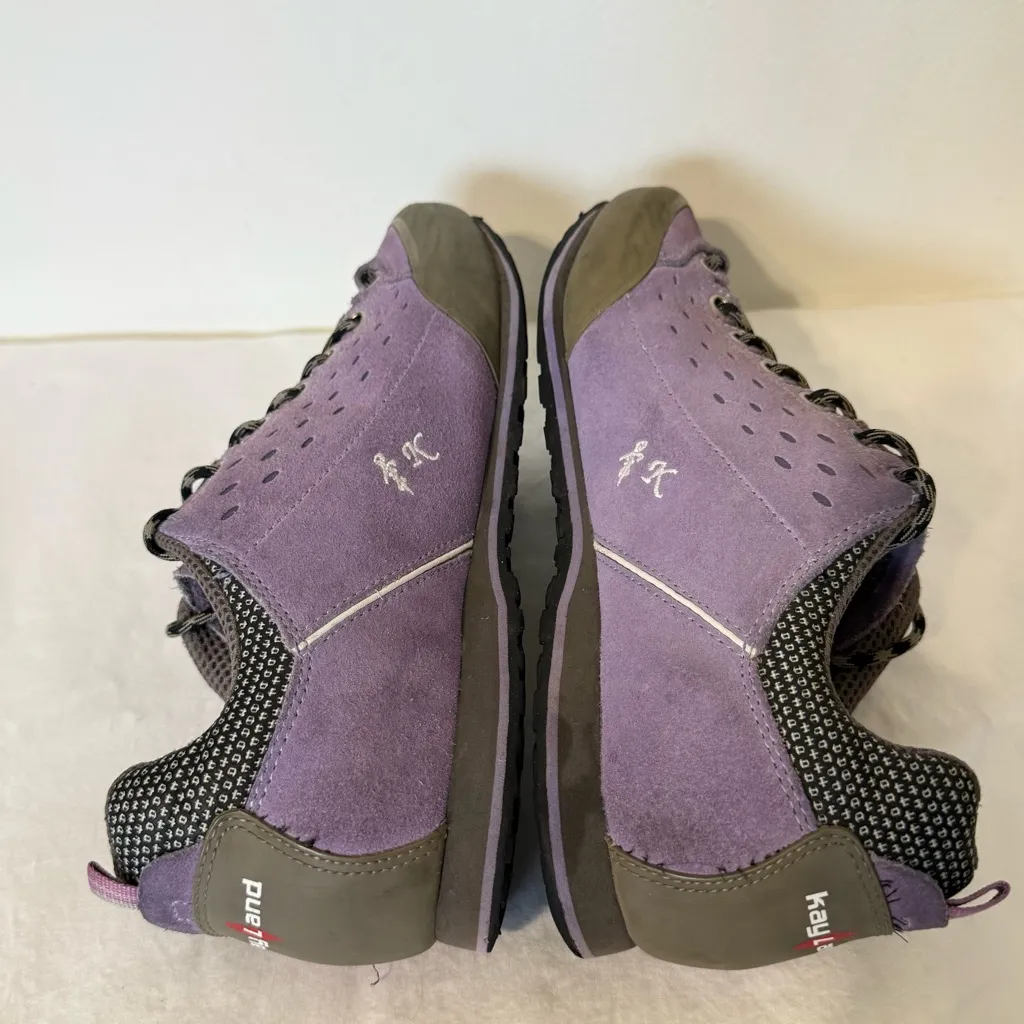 Kayland Comet Women’s Approach Shoes Size 8.5W Purple Suede Vibram Sole Hiking Gray - Image 6