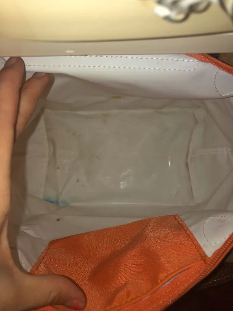 Longchamp Small Orange  Le Pliage Tote  - Image 3