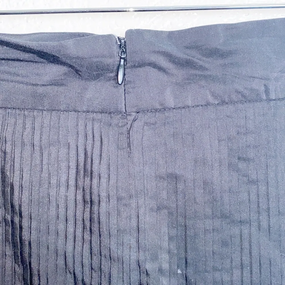 Mikarose Black Pleated A Line Skirt - Image 5