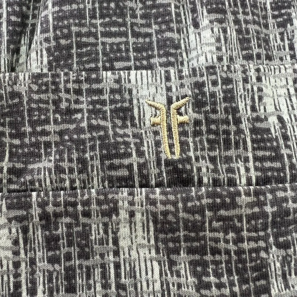 FRYE Premium Sleepwear‎ Mens Large Flannel Print Notched Set Gray Cotton Blend - Image 8