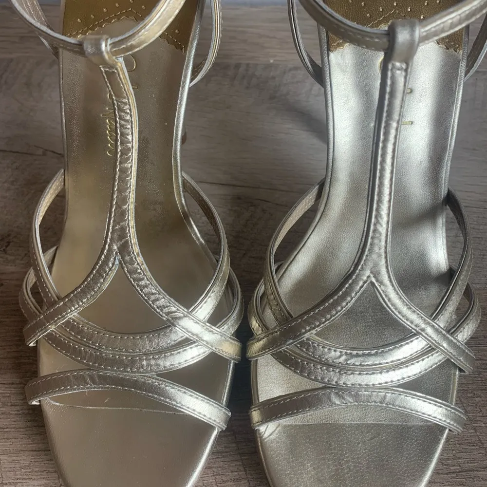 Cole Haan Lelia Pale Gold Air Strap Heels - Image 5