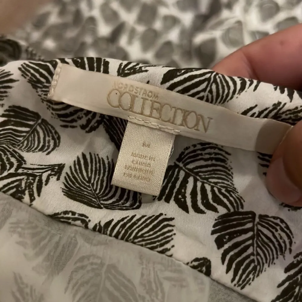 Nordstrom collection medium silk sheath print dress - Image 7