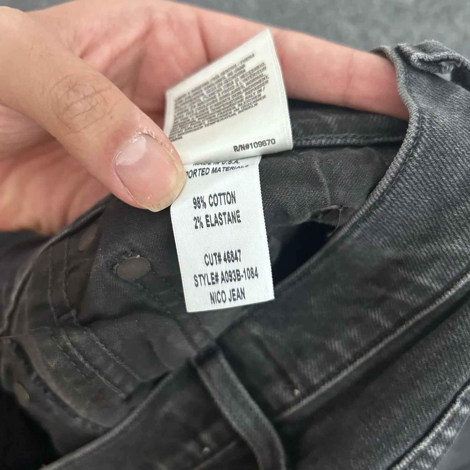 Agolde Nico Jeans Women's 24 Virtue High Rise Slim‎ Fit Button Fly Ankle Cropped - Image 7