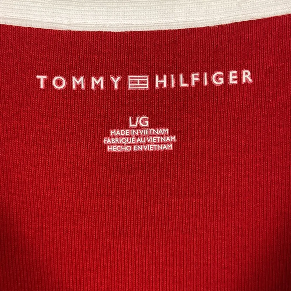 Red Cotton T-Shirt Dress Women’s Size Large - Image 3