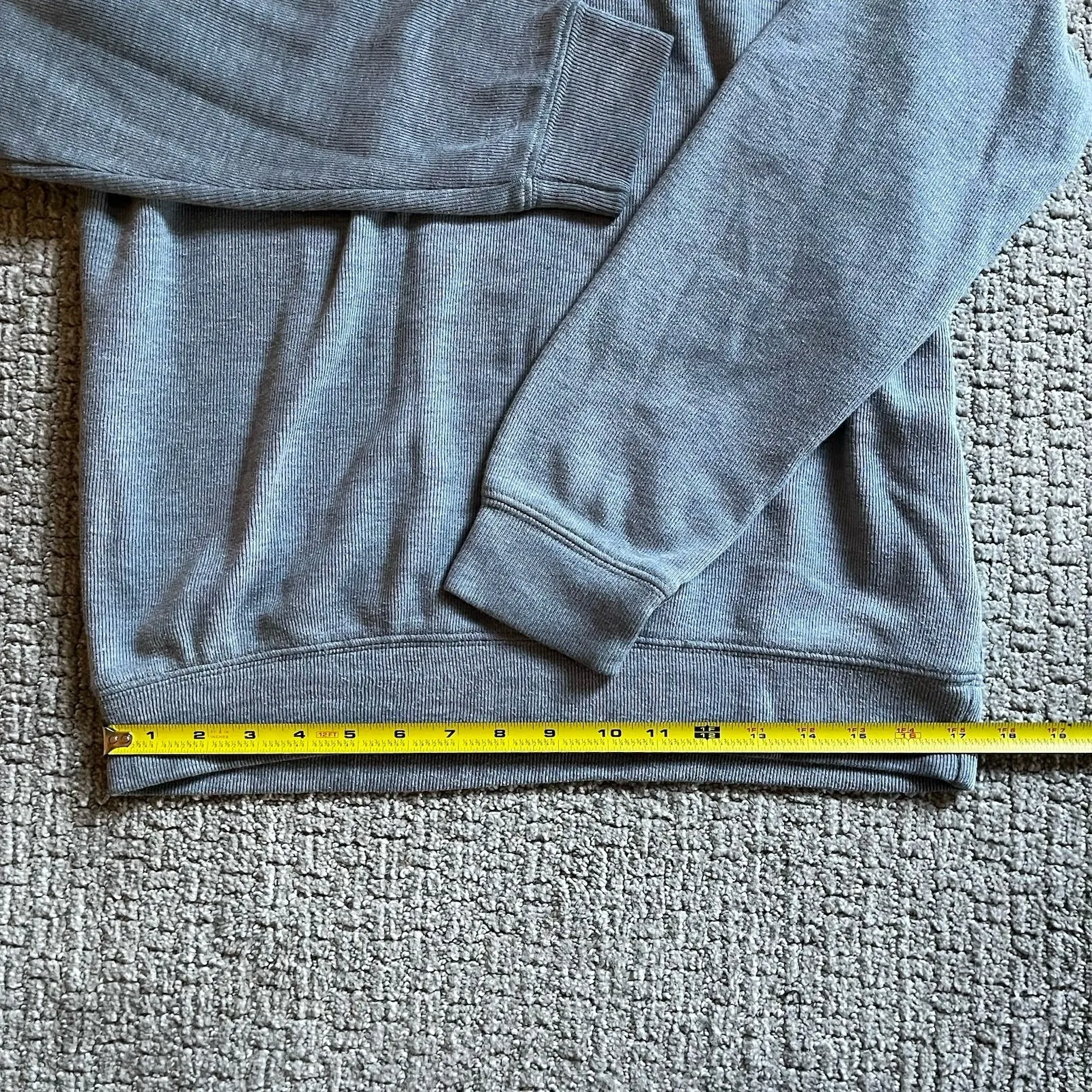 Champion Michigan State Spartans Men Small Gray 1/4 Zip Pullover Sweatshirt NCAA - Image 11