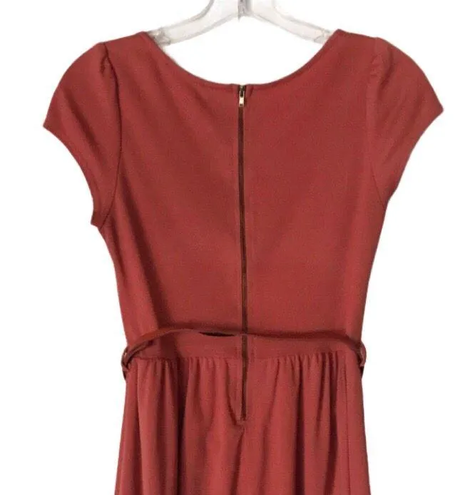 Belted Fit & Flare Dress - Image 8