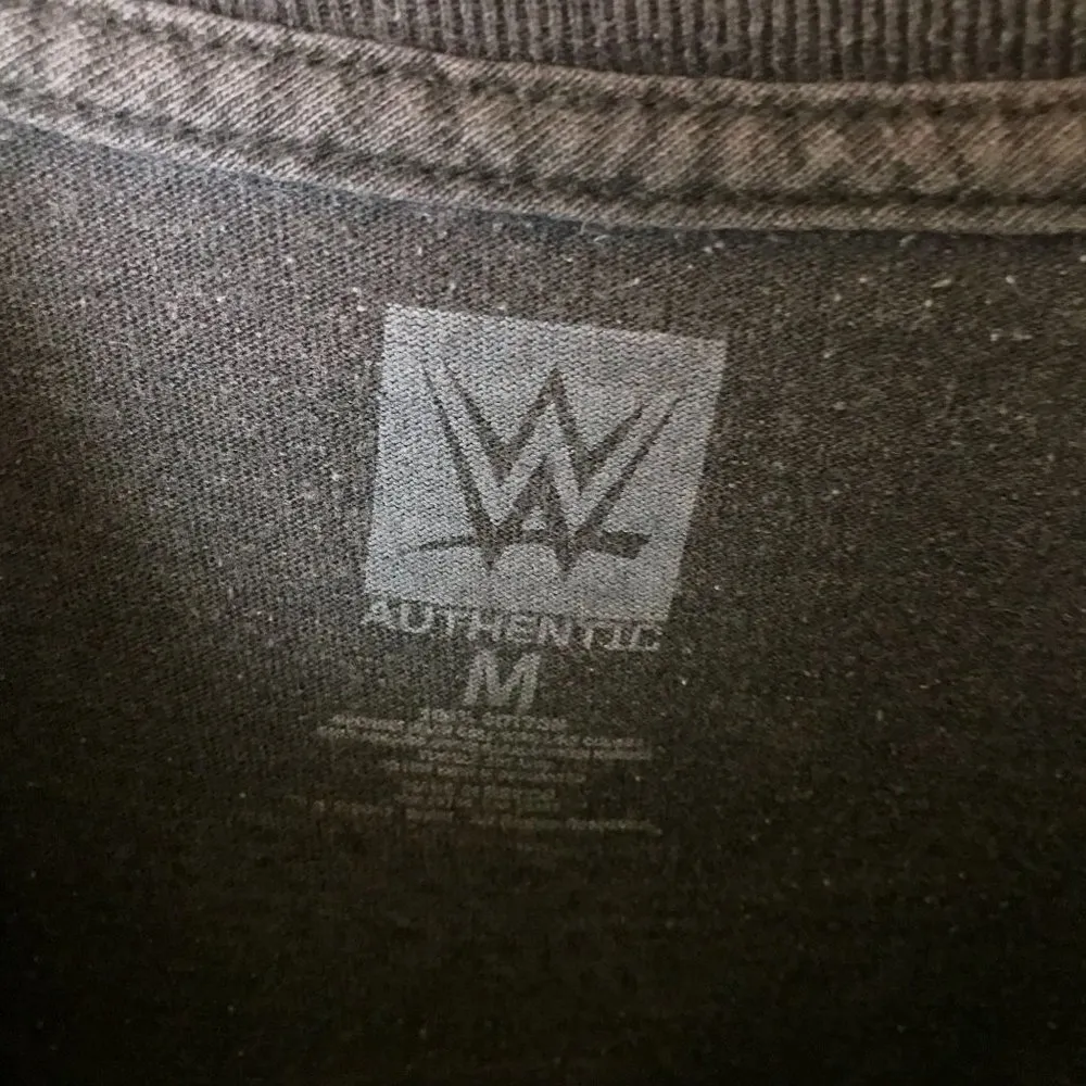 WWE Cuppa Haters T Shirt Statement Wrestling Sports Double Sided Graphic Tee Size M - Image 13