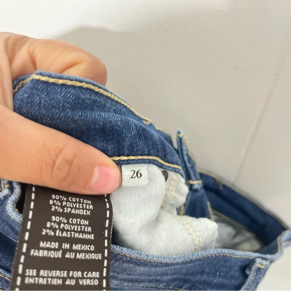 7 For All Mankind Womens Gwenevere Skinny Jeans Blue Size 26 - Image 9