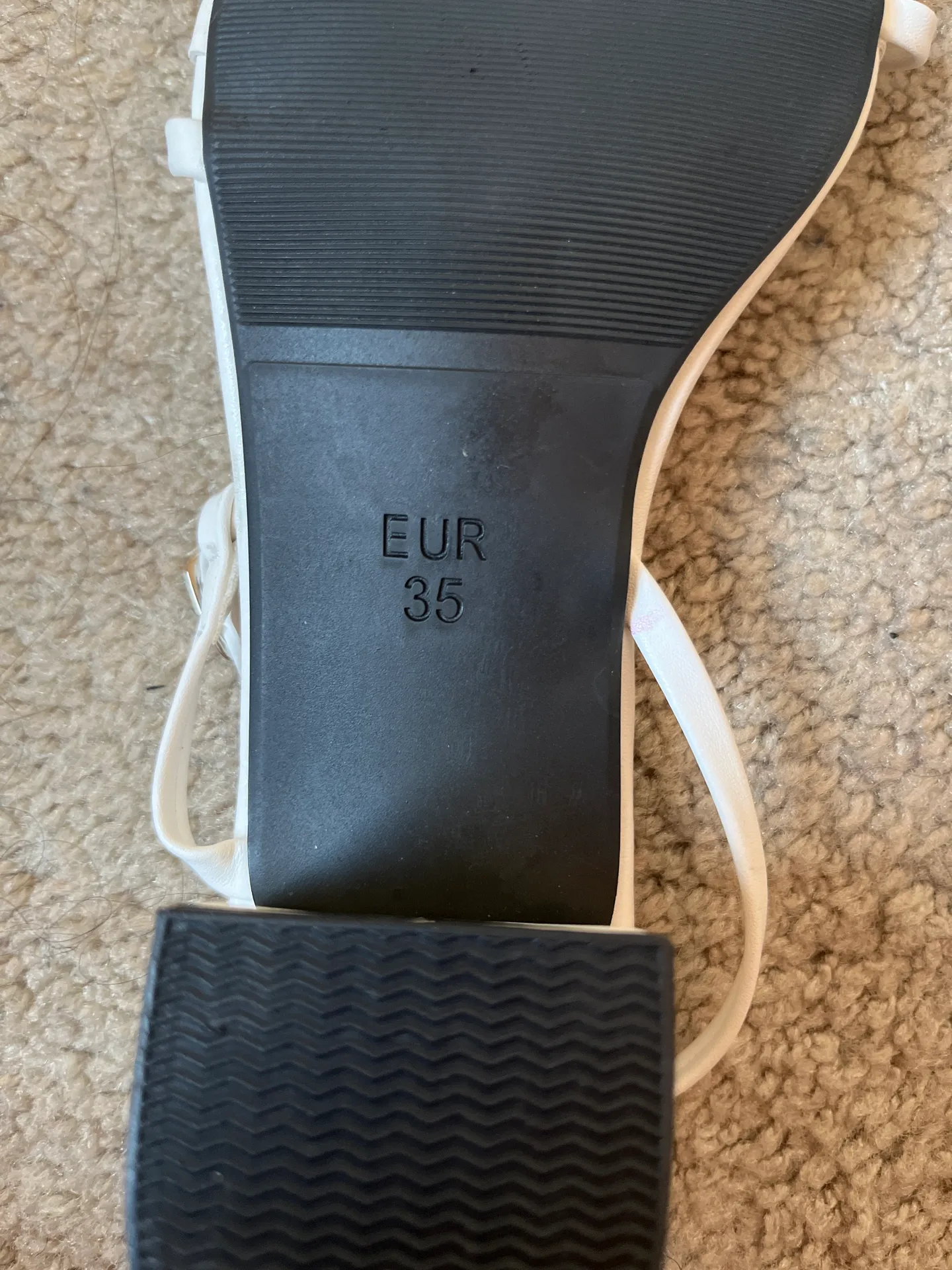 White Heels Size 5 - Image 2