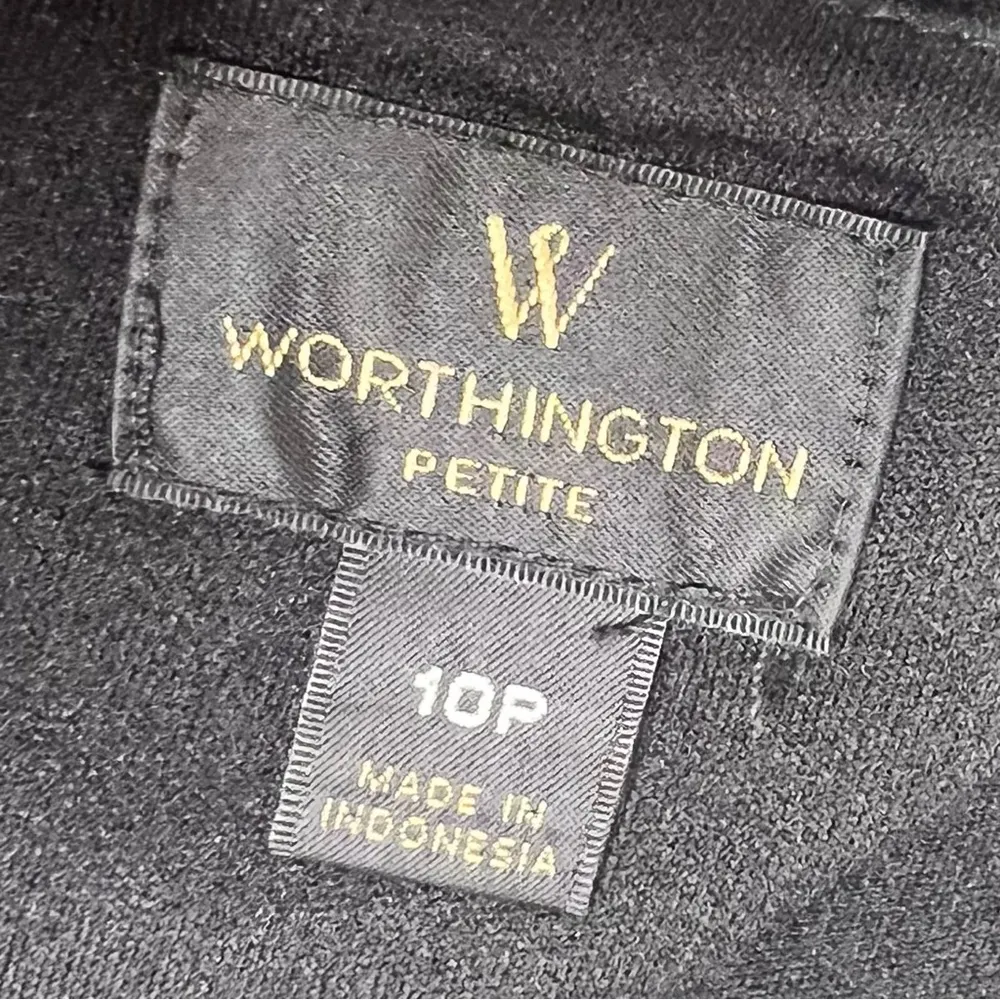 NWT Worthington Petite Black Lace Knee Length Pencil Skirt Size 10P - Image 10