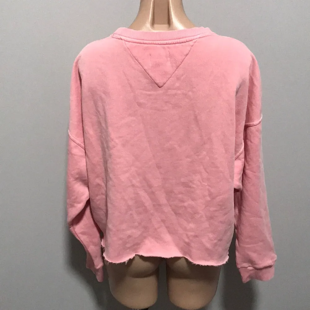 Tommy Jeans Logo Sweatshirt Pink Crew Hilfiger - Image 4