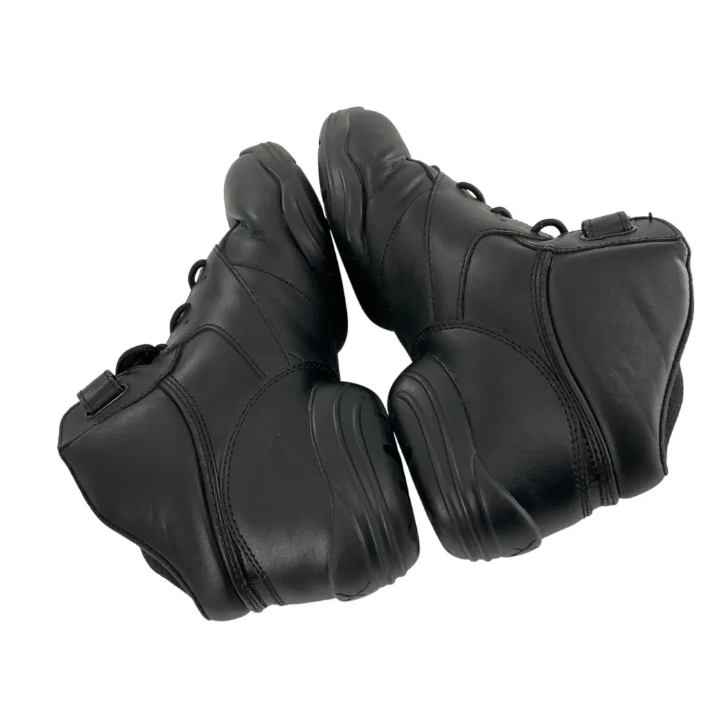 Capezio Fierce Black High-Top Dance Sneakers Womens Size 9 Leather Upper Lace-Up - Image 7