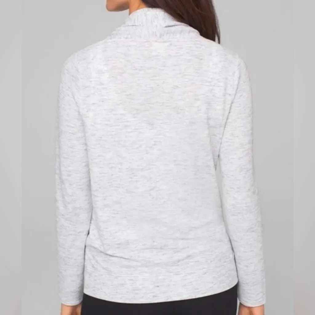 Soma Light Grey Wrap Sweater - Size XXL - Image 2