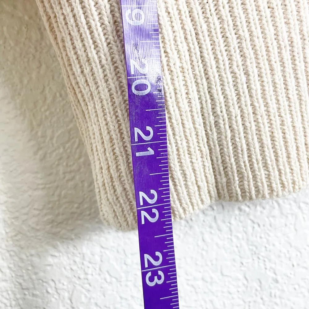 Milk & Honey Beige Ruffle Sweater Women's Size Small NWT Crew Neck NEW - Image 6