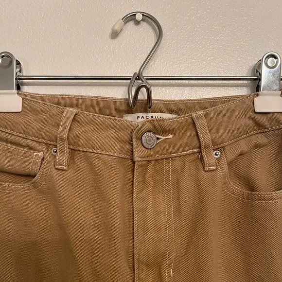 Pacsun Tan Brown Curvy Jeans - Image 3