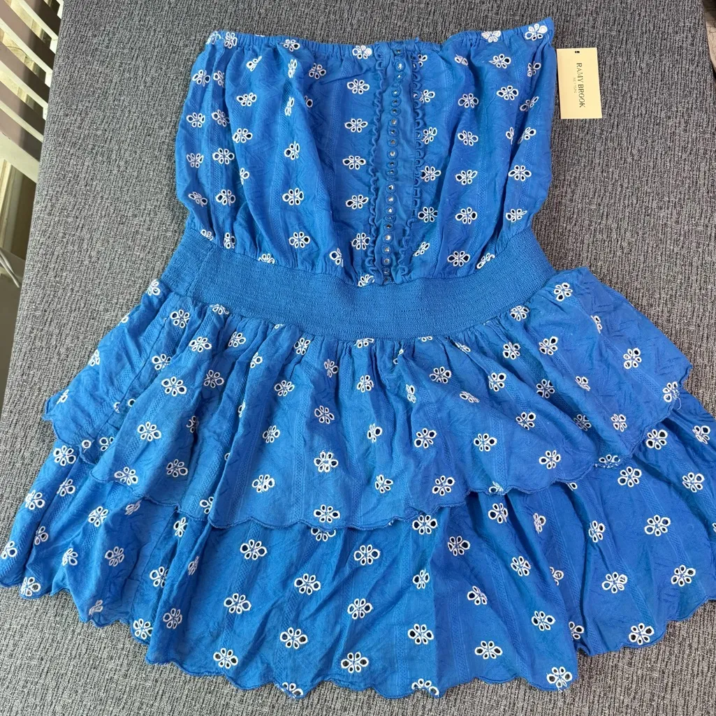 Ramy Brook Rita Cotton Eyelet Minidress - Image 4