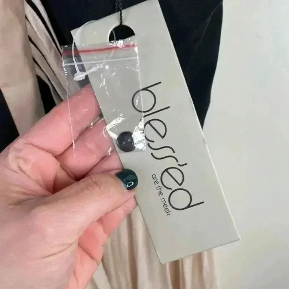 Bless'ed Are The Meek Black And Cream Status‎ Quo Cutout Mini Dress Size 2 - Image 10