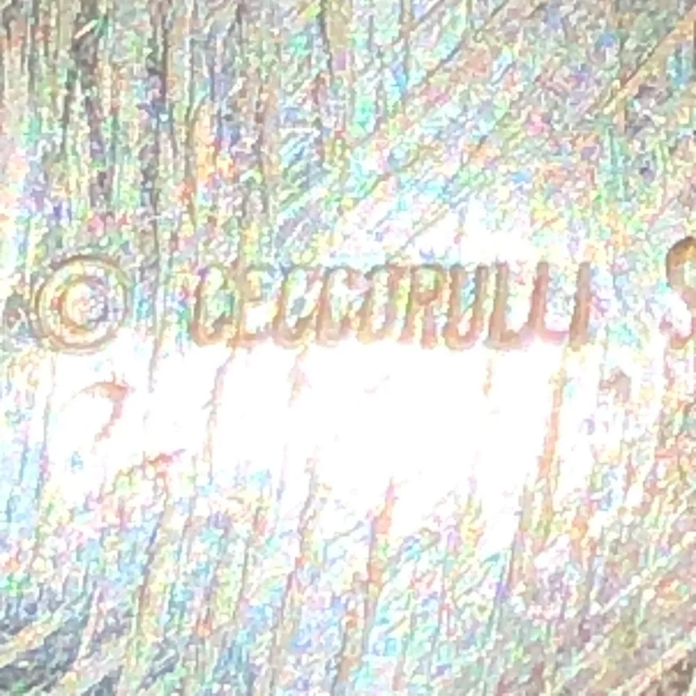 22 kt gold silver Lisa Ceccorulli Vintage Cuff Bracelet Brutalist Minimalist - Image 14