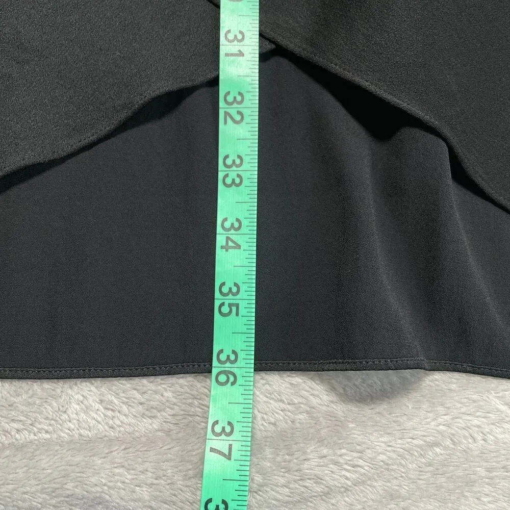 ALC Roya Dress 2 Black Twist Front Strapless Midi Classic Cocktail Party Formal - Image 9