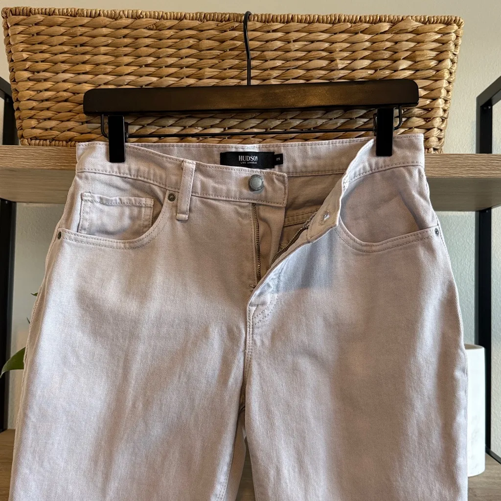 Hudson Mid-Rise Jessi Boyfriend Cropped Jeans, 25 - Image 5