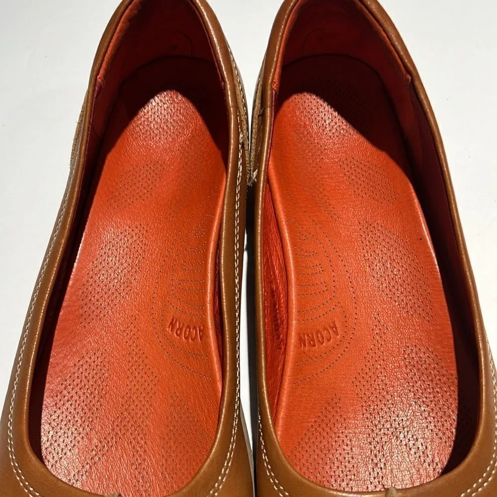ACORN Women's C2G Lite Ballet Flat Size 9. B57 Brown - Image 14