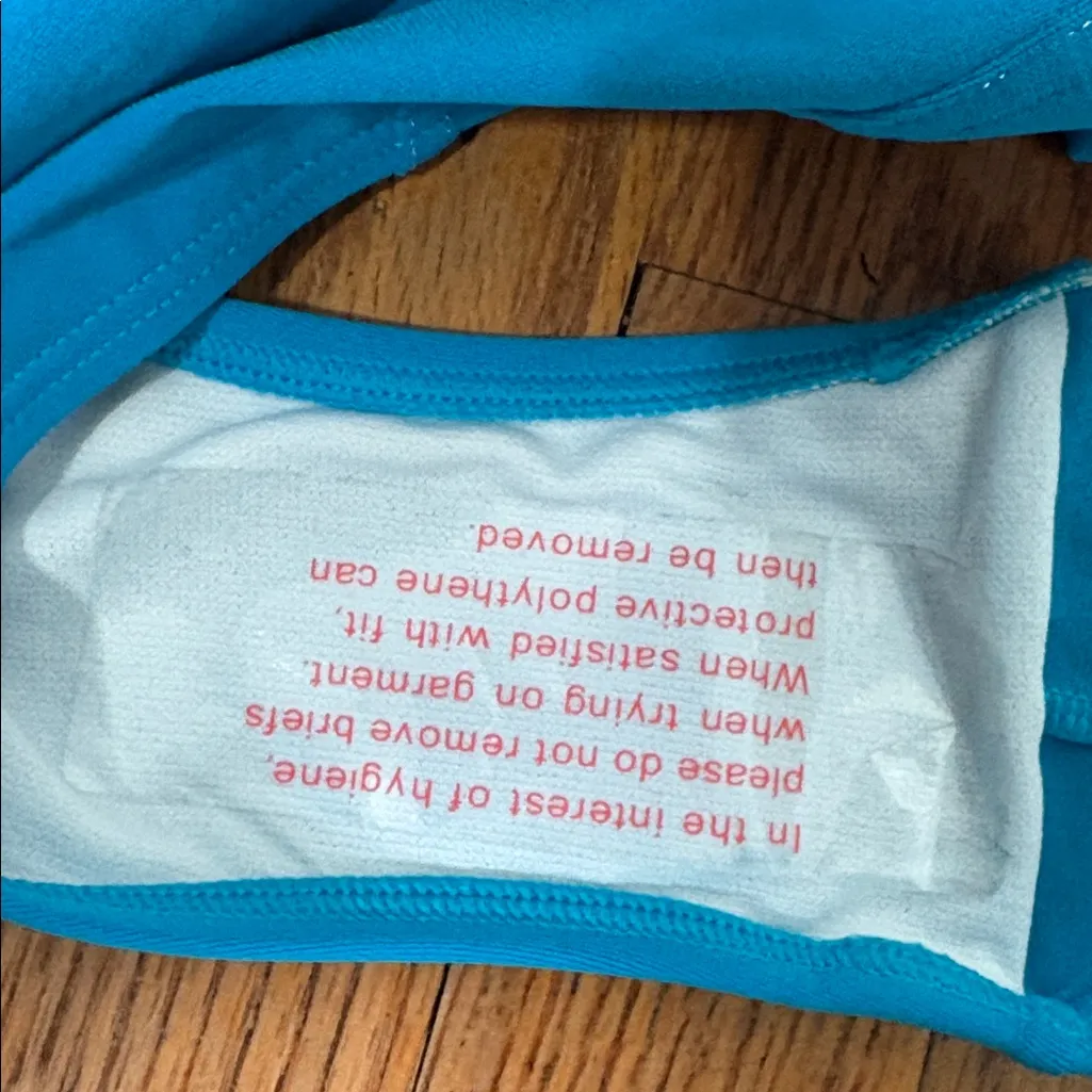 Amoena Key‎ West One Piece Swimsuit Mastectomy Aqua Blue size 8 Cup B NWT - Image 8