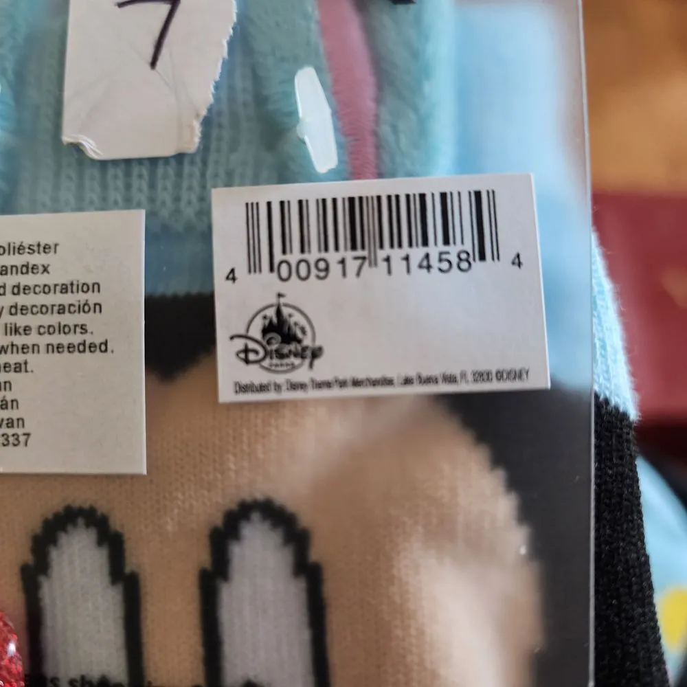 Disney Mickey Mouse‎ Ankle Socks Cute Pastel Pattern Ladies Size 10-13 - Image 4