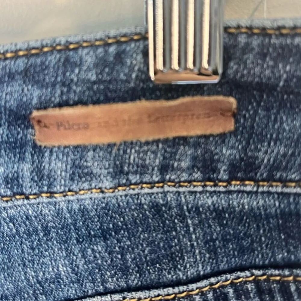 Pilcro and the Letterpress x Anthropologie Women's Script sz 28 Shorts 6” Inseam Blue - Image 5