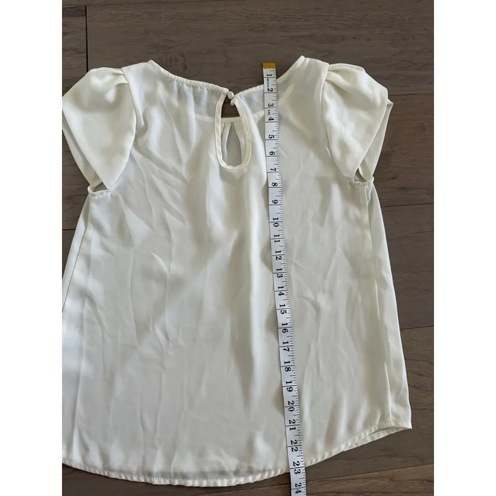PaperMoon  Blouse Top Size XSP Ivory - Image 6