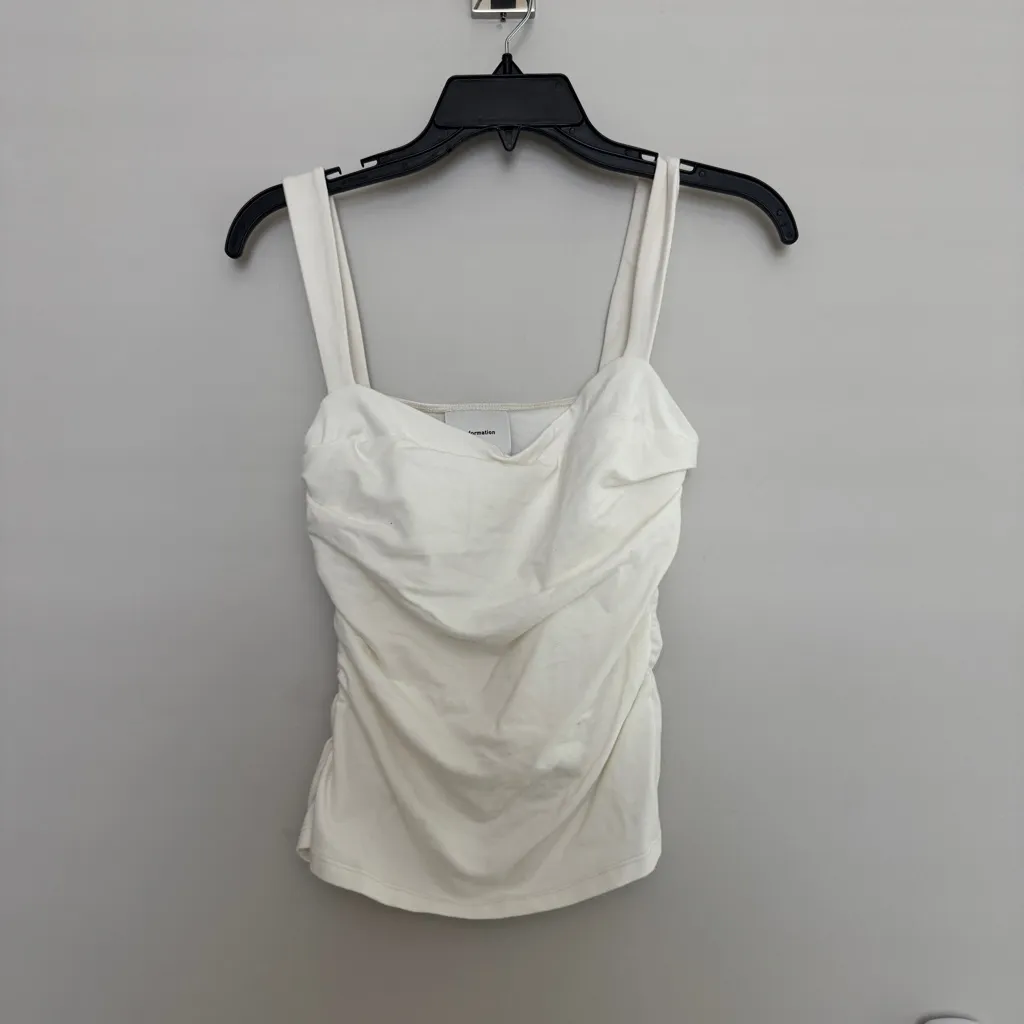 Reformation Trish Knit Top White Size L - Image 2