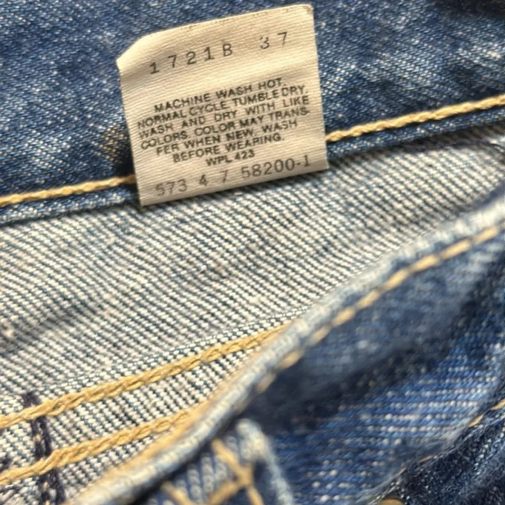 Levis Vintage Womens Jeans High Rise Tapered 80s Zipper Ankle denim size 14 - Image 12