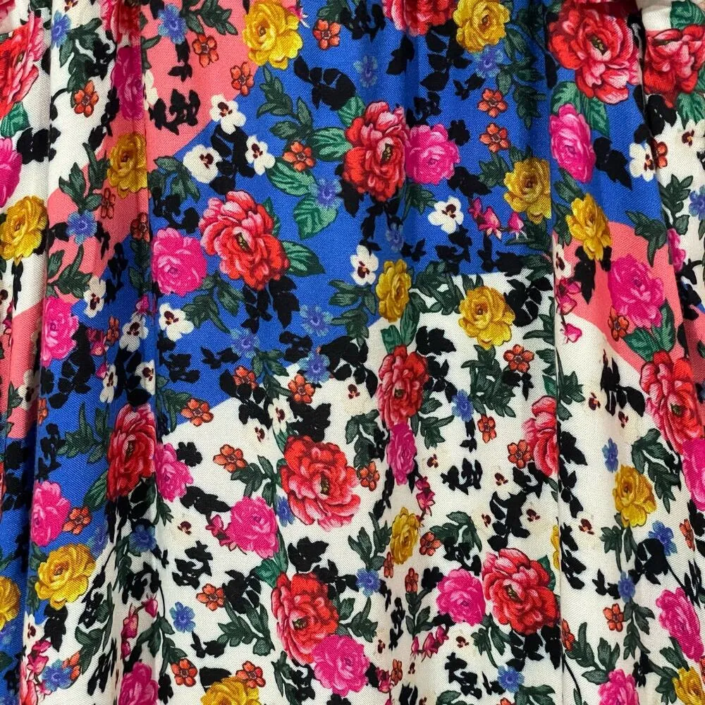 Nolita Midi Dress - Patchwork Multi - Small - Image 9