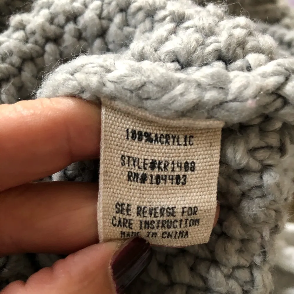 Moon River oversized boxy crop turtleneck sweater - Image 6