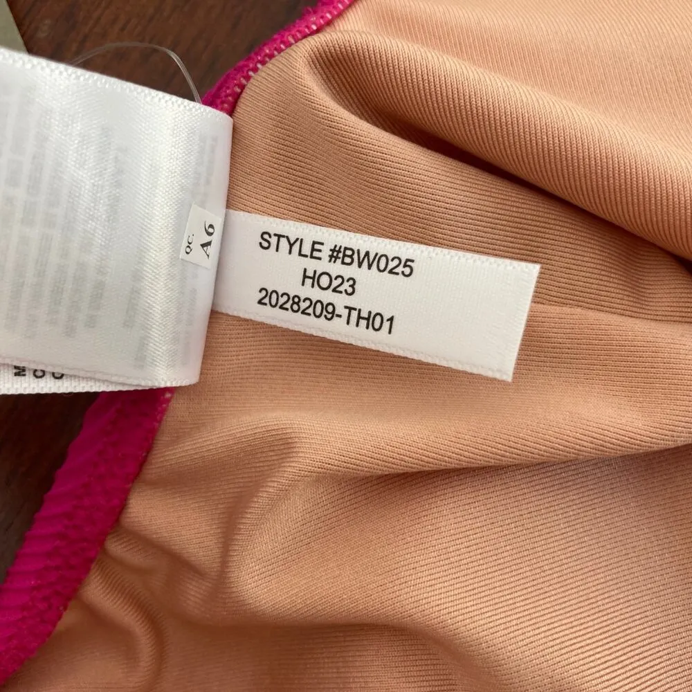 J. Crew Swimsuit Womens 16 Hot Pink Ribbed Bows Feminine Girly Vacation Resort - Image 10