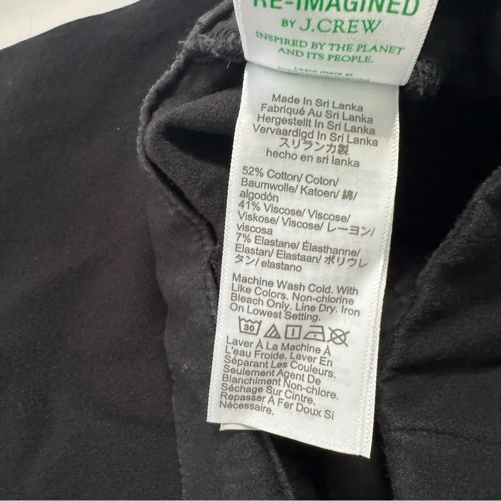 J Crew Factory Kelsey Flare Pant Size 12 Black Cropped Stretch Office Minimalist - Image 5