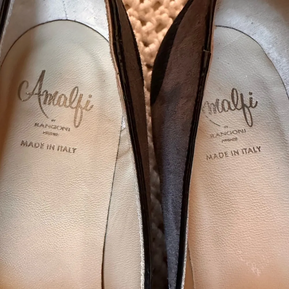 Amalfi Ginevra ballet flats ITALY Worn once 7/5 Black - Image 2
