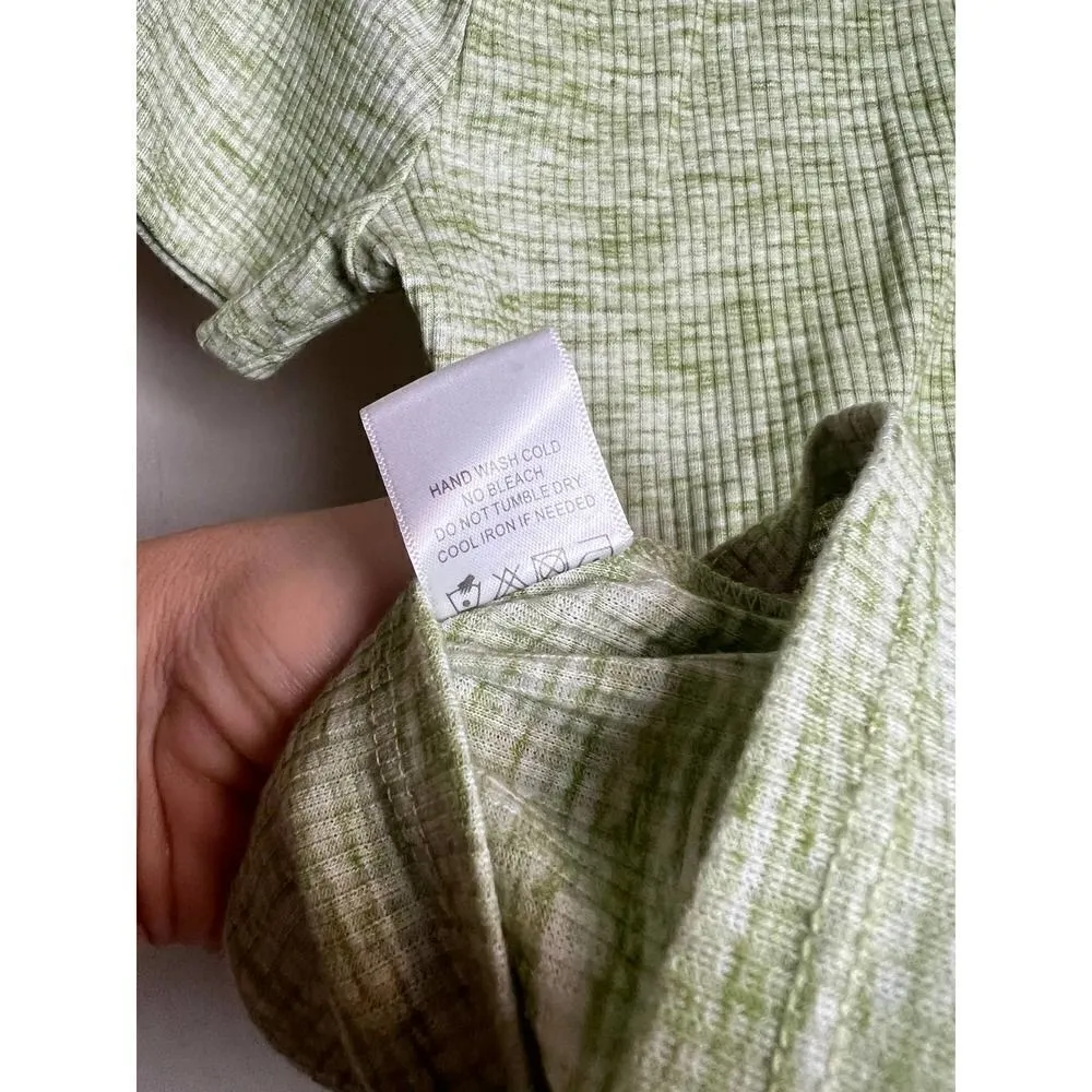 Song of Style Nema Top in Green Heather Sz. L Size L - Image 8