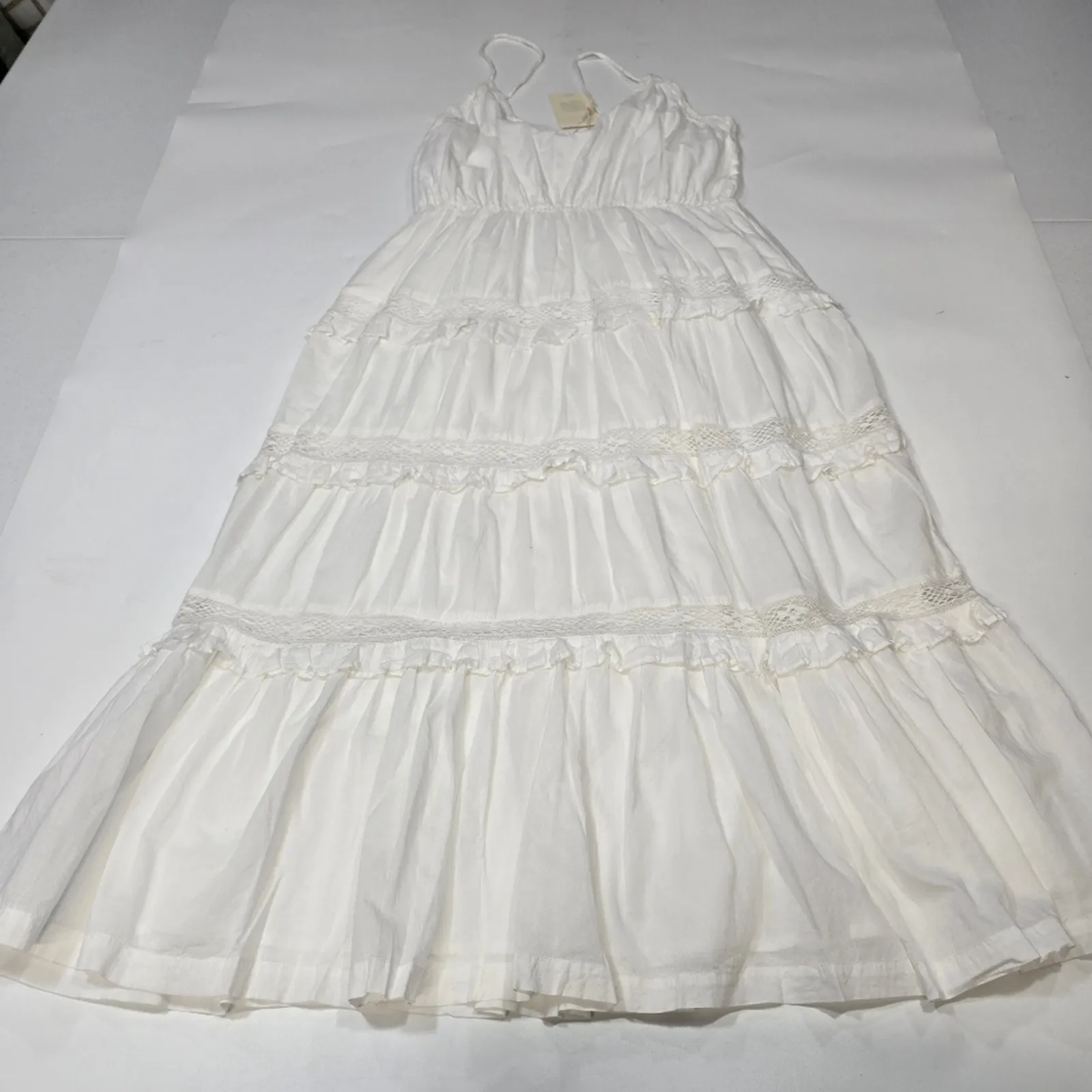 Tularosa Matt Midi Dress in White Large - Image 3