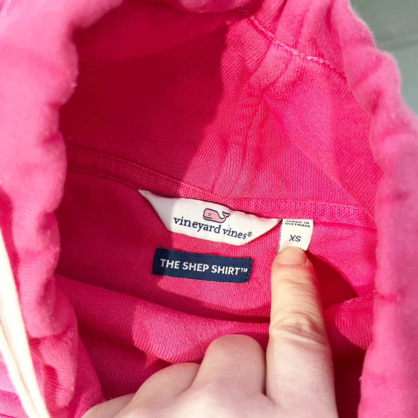 Vineyard Vines Shep Pullover Sweatshirt Red White Blue XS - Image 3