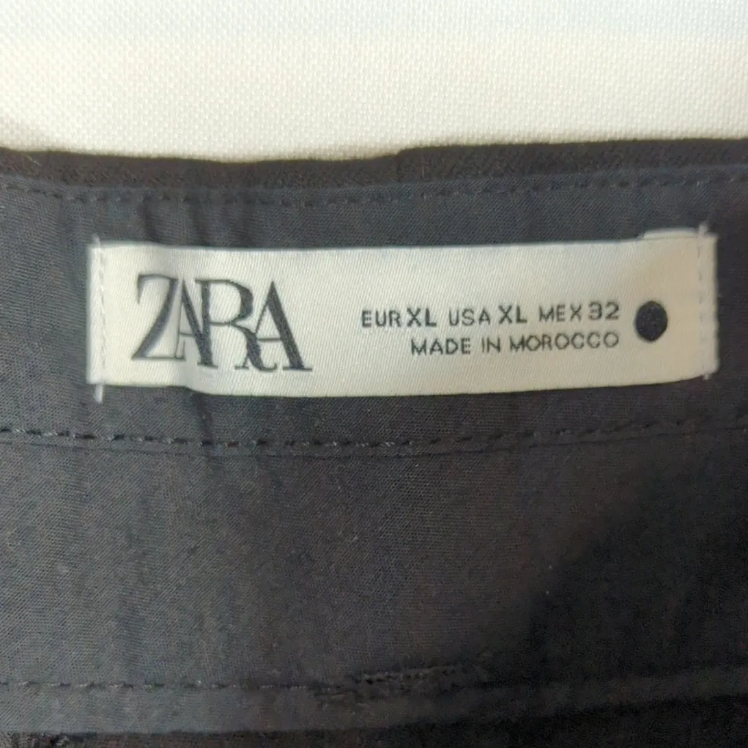 Zara Black Trouser Pants Women's XL Ultra High Waisted Corp core Business Casual - Image 11