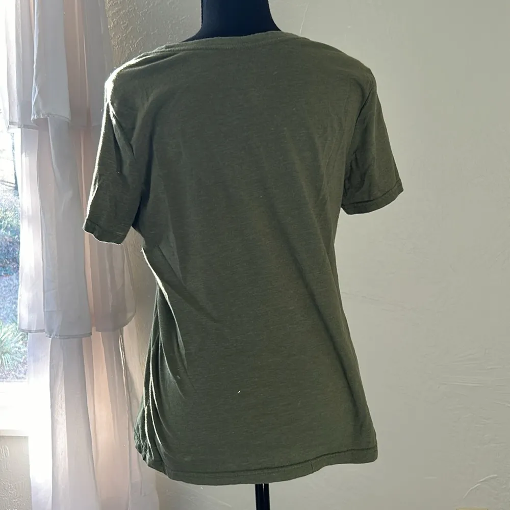 Green classic casual tee - Image 2