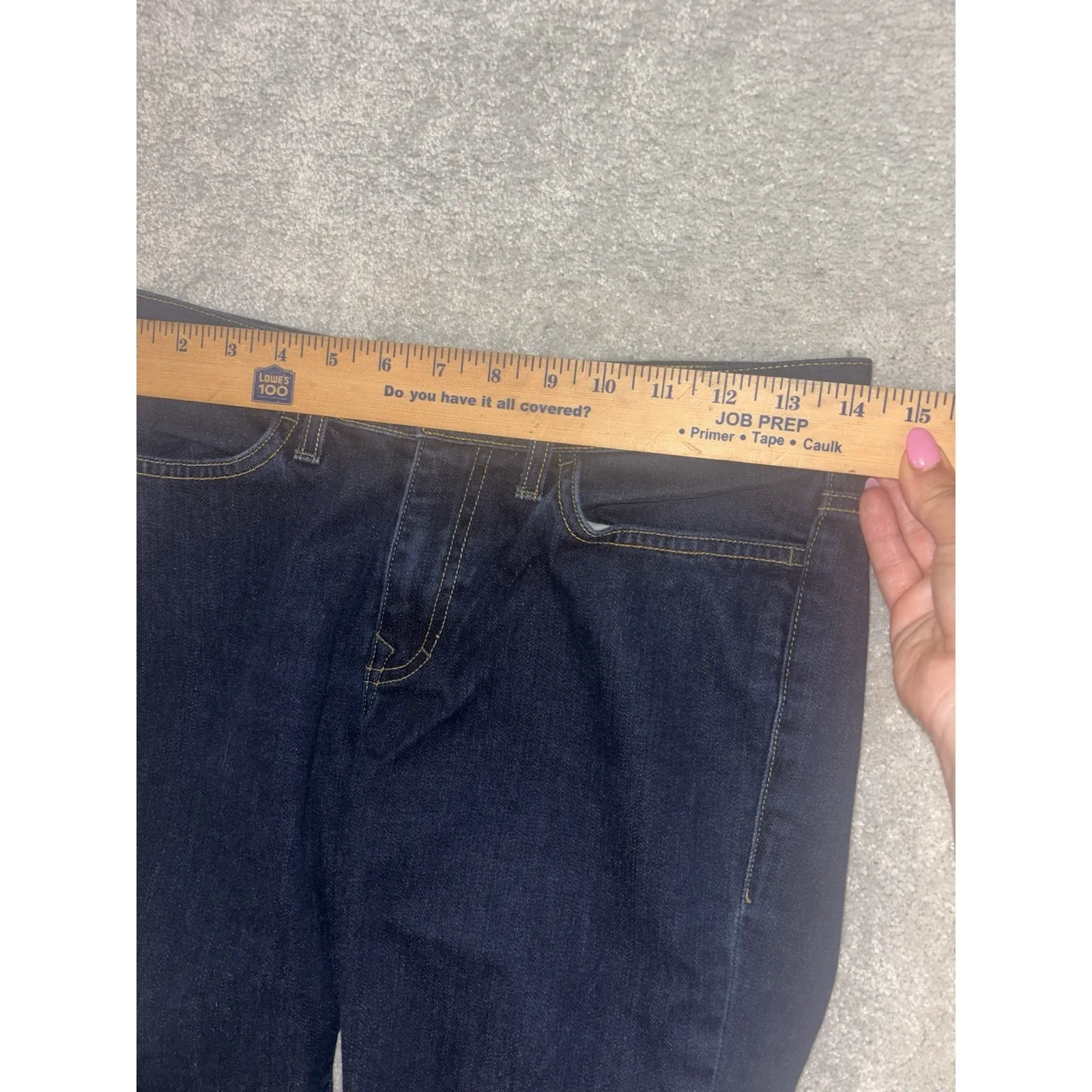 Imogene and Willie‎ Jeans Women's 27 Blue Dark Wash Denim Lucy Slim Fit Straight - Image 8